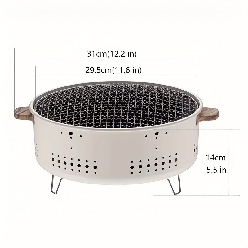 GrillMate Fold | Opvouwbare Houtskoolbarbecue voor 3-5 Personen 4