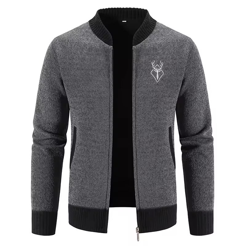 Heren Wolmix Sweatshirt | Casual Fit met Ritssluiting 3