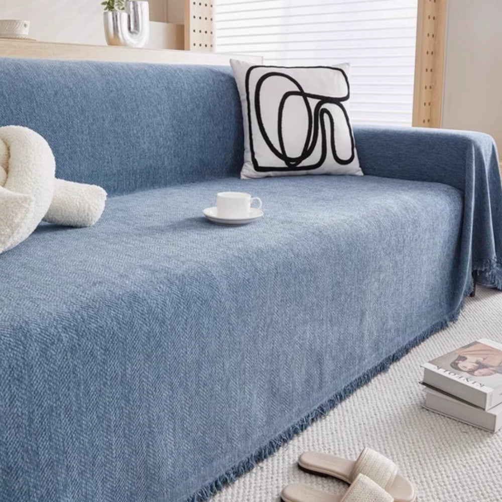 Minimalist Sofahoes | Waterdichte Chenille Hoes voor Banken 7