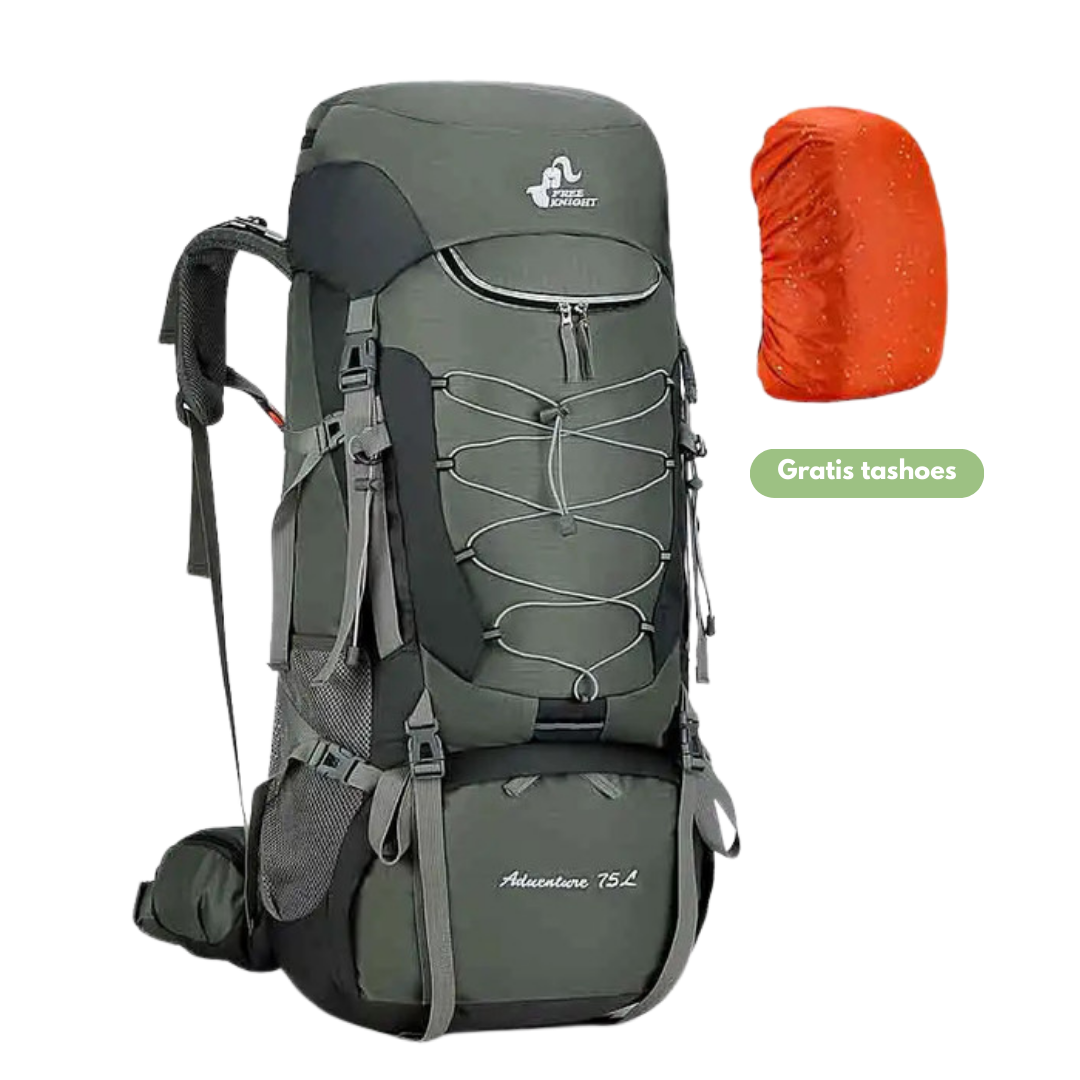 OutdoorHaven | Waterdichte Trekkingrugzak 75L 8