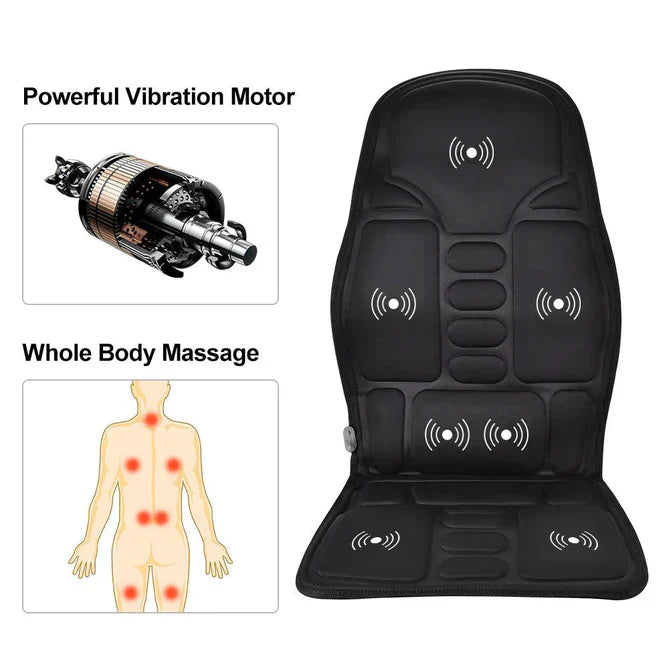 Premium Verwarmde Massagestoel | Ergonomisch Massagekussen 5