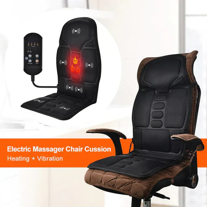 Premium Verwarmde Massagestoel | Ergonomisch Massagekussen 7
