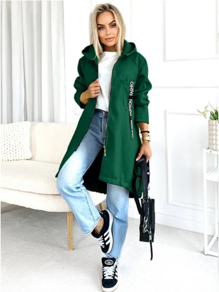 Sportieve Fleece Hoodie Jas | Dames Winterjas 10