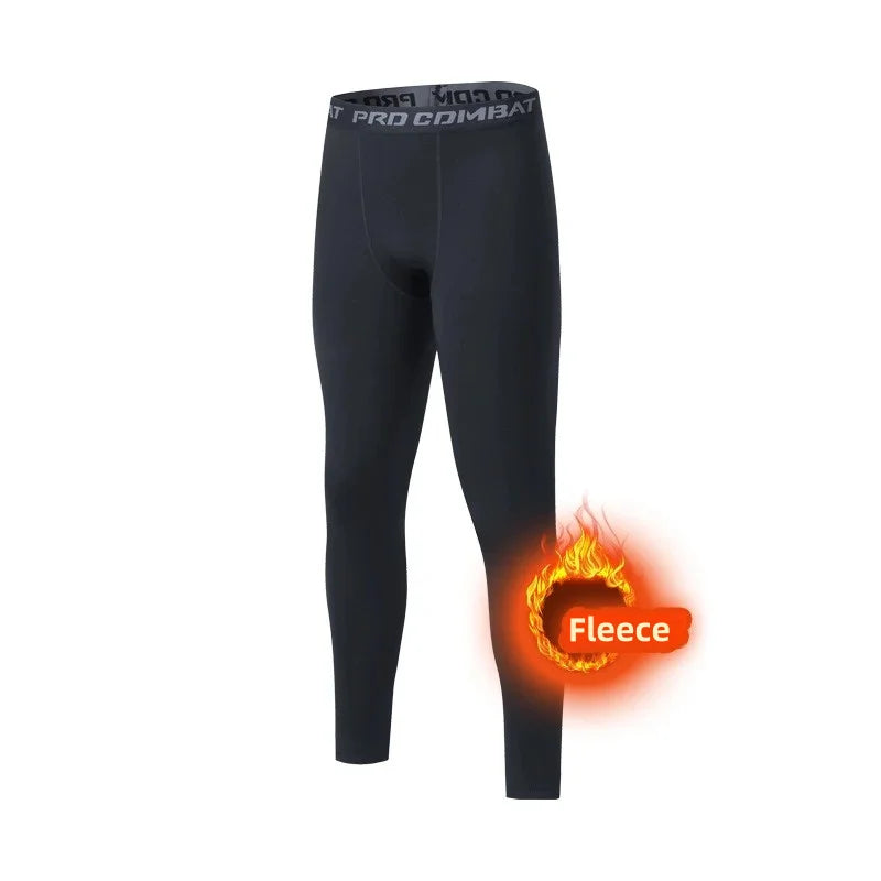 Thermo Compressiebroek | Heren Fleece Leggings 6