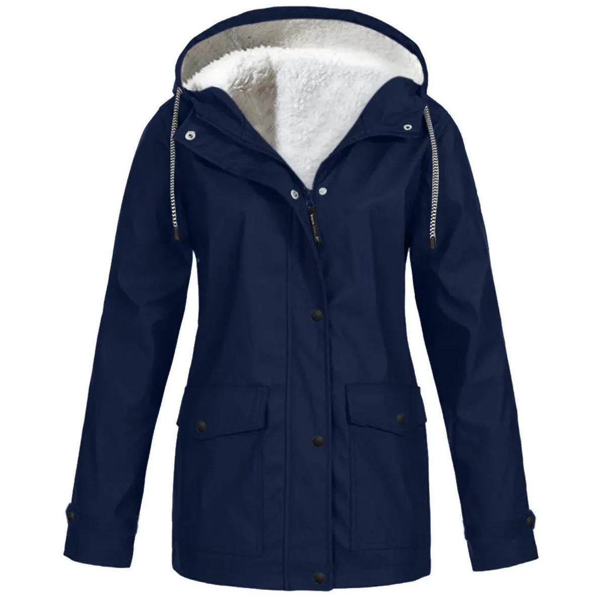Waterdicht Fleece Buitenjack met Capuchon | Dames Jack 8