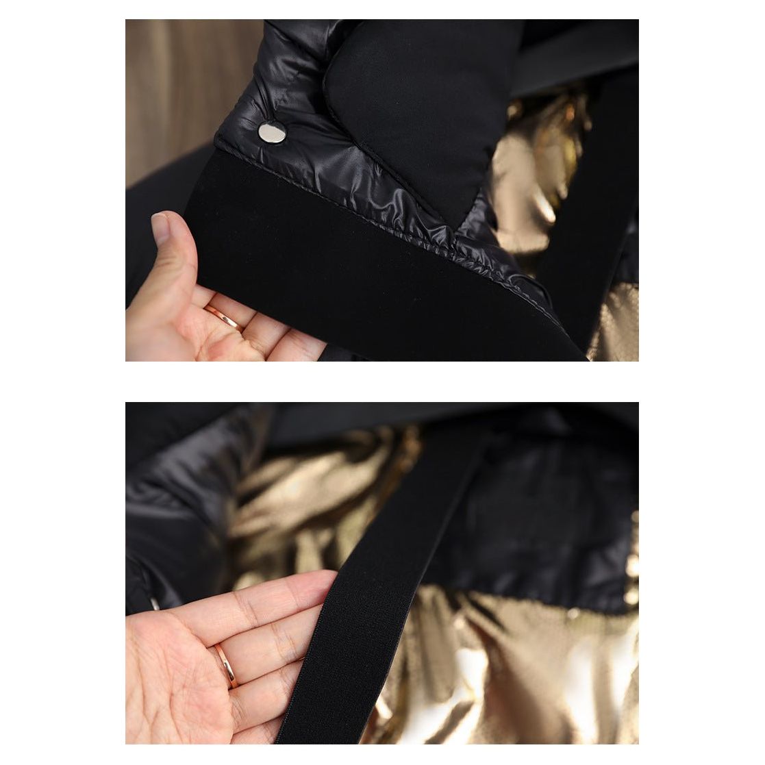 Waterdichte Down Winterjas Dames | Gewatteerde Lange Jas 8