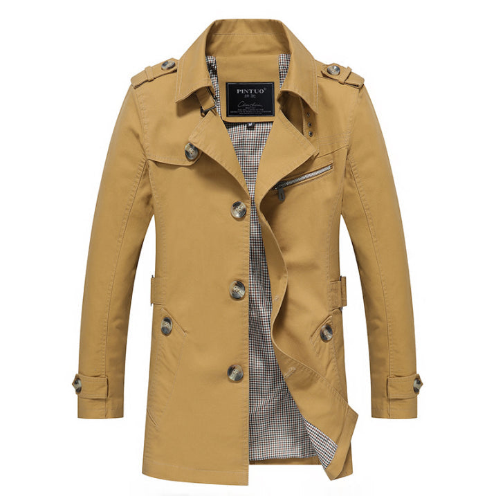 Waterdichte Trenchcoat voor Mannen | Stijlvolle Bescherming 4