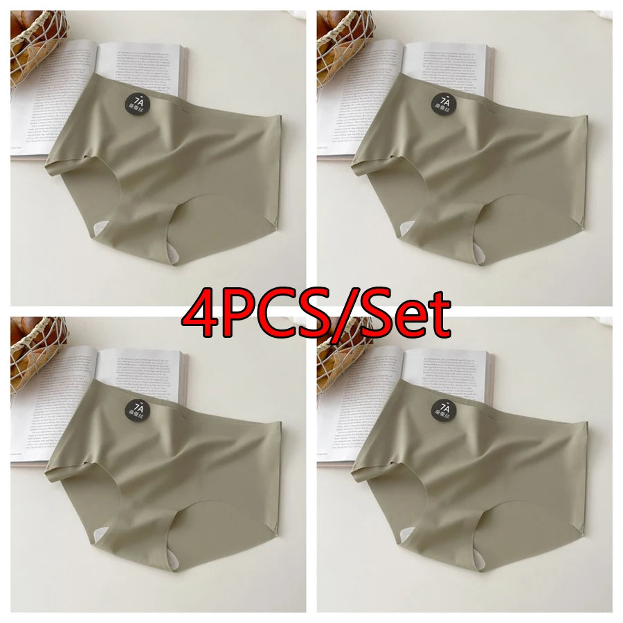 Zijden Naadloze Slips Set van 4 | Damesondergoed 16