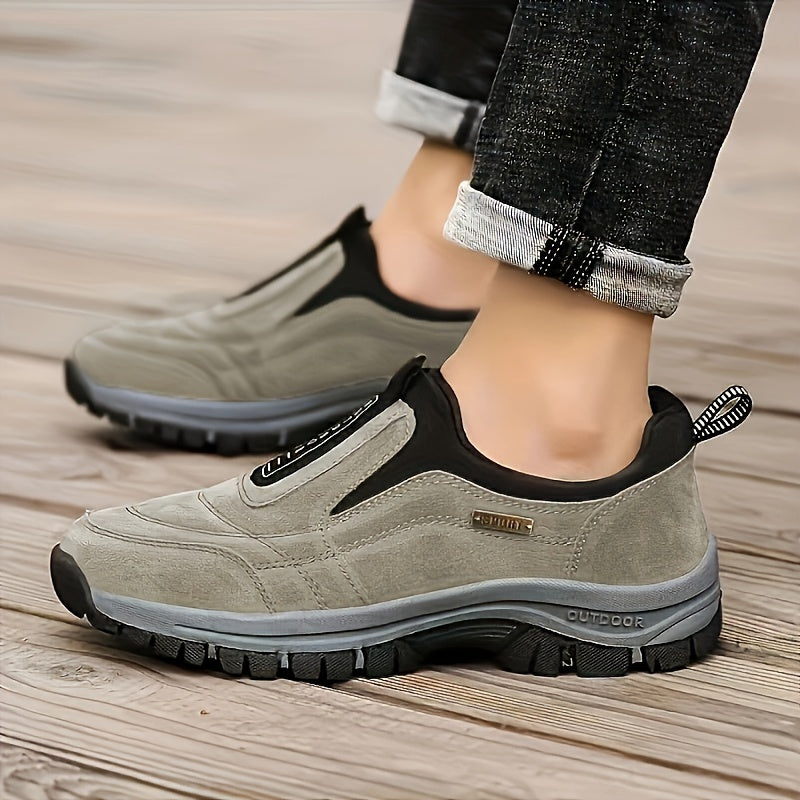 Variant image for Lichtgewicht Ademend Heren Sneakers | Casual Witte Slip-On Schoenen met Gedempte Zool-38