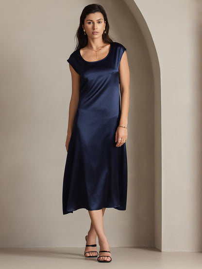 Variant image for Elegante Mouwloze Jurk van 19 Momme Zijde | Casual Jurk Mouwloos in Diverse Kleuren voor Dames-33