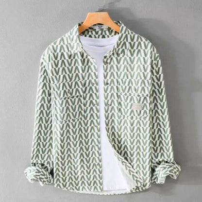 Lichtgewicht Linnen Knoopshirt Heren | Ademend Overhemd met Ontspannen Pasvorm voor Casual en Semi-Formele Gelegenheden-2