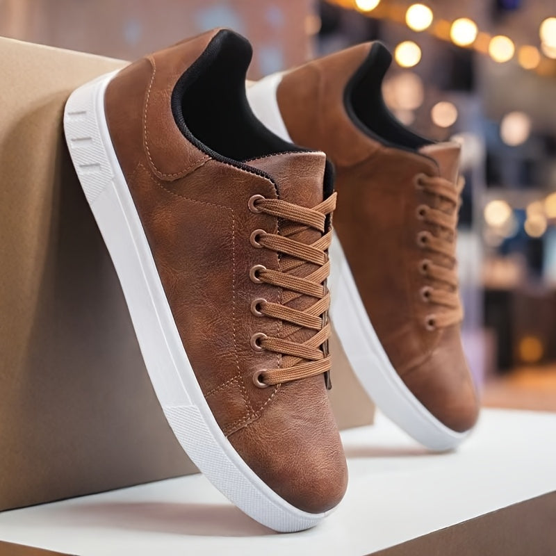 Vintage Niet-Slip Sneakers voor Mannen met Ademend Bovenwerk en Gedempte Binnenzool | Retro Casual Stijl-3