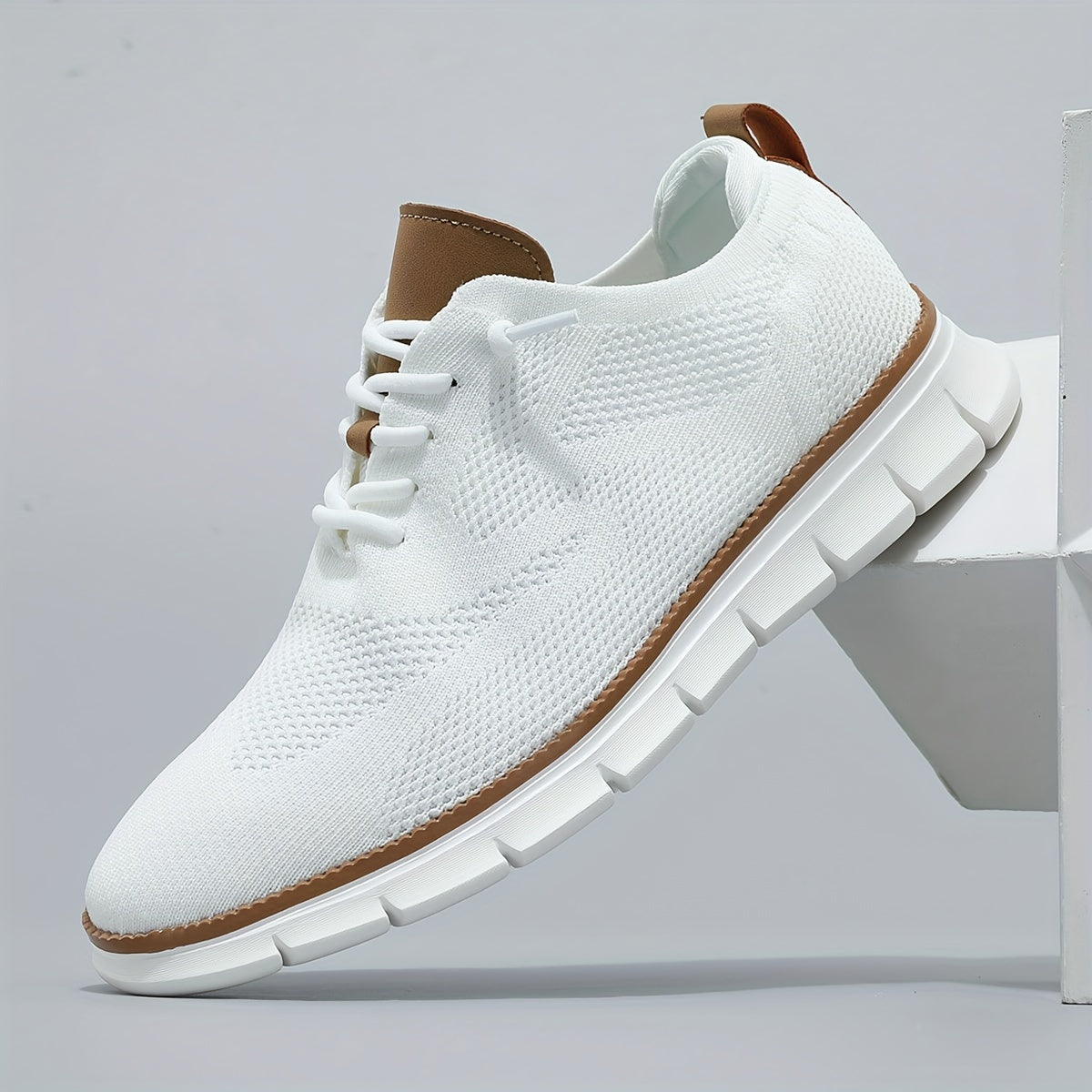 Lichtgewicht Ademend Sneakers voor Mannen | Comfortabele Mesh Zomer Sneakers voor Sport en Vrije Tijd-2