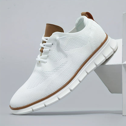 Lichtgewicht Ademend Sneakers voor Mannen | Comfortabele Mesh Zomer Sneakers voor Sport en Vrije Tijd-2