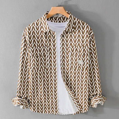 Lichtgewicht Linnen Knoopshirt Heren | Ademend Overhemd met Ontspannen Pasvorm voor Casual en Semi-Formele Gelegenheden-1