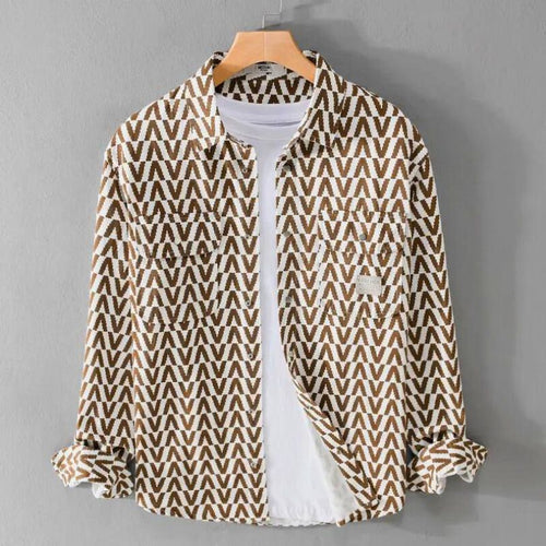 Lichtgewicht Linnen Knoopshirt Heren | Ademend Overhemd met Ontspannen Pasvorm voor Casual en Semi-Formele Gelegenheden-1