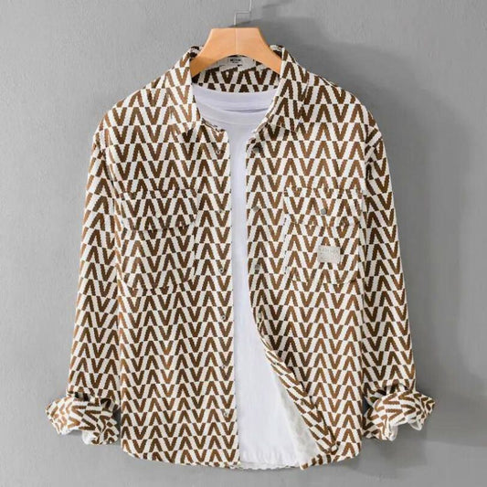 Lichtgewicht Linnen Knoopshirt Heren | Ademend Overhemd met Ontspannen Pasvorm voor Casual en Semi-Formele Gelegenheden-1