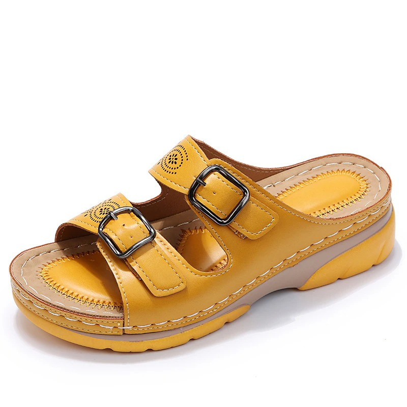 Elegante Orthopedische Sandalen Dames met Verstelbare Riemen en Gedempte Binnenzool | Comfort voor Dagelijks Gebruik-3