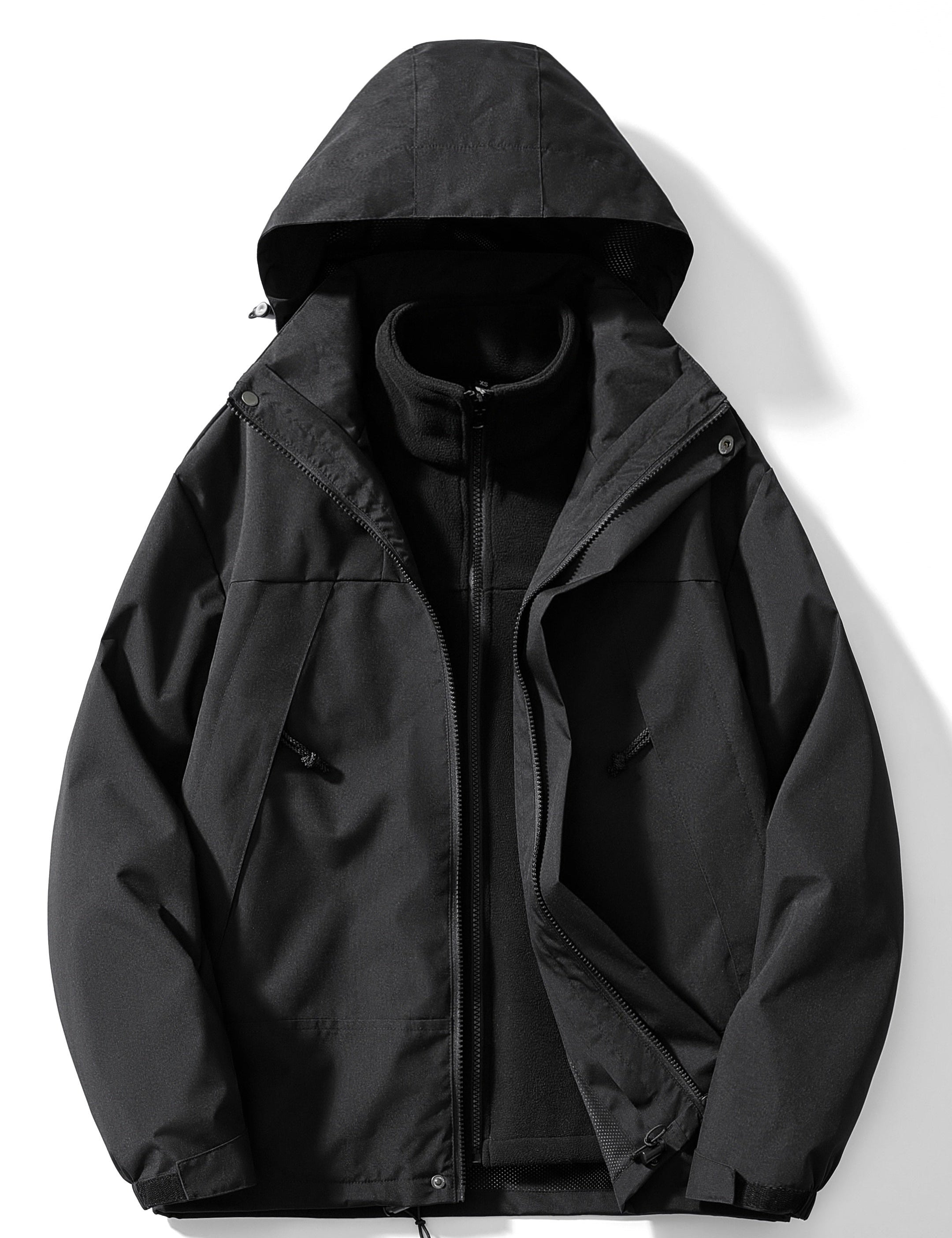 3-in-1 Damesjas Winter met Capuchon | Fleece Winterjas 6