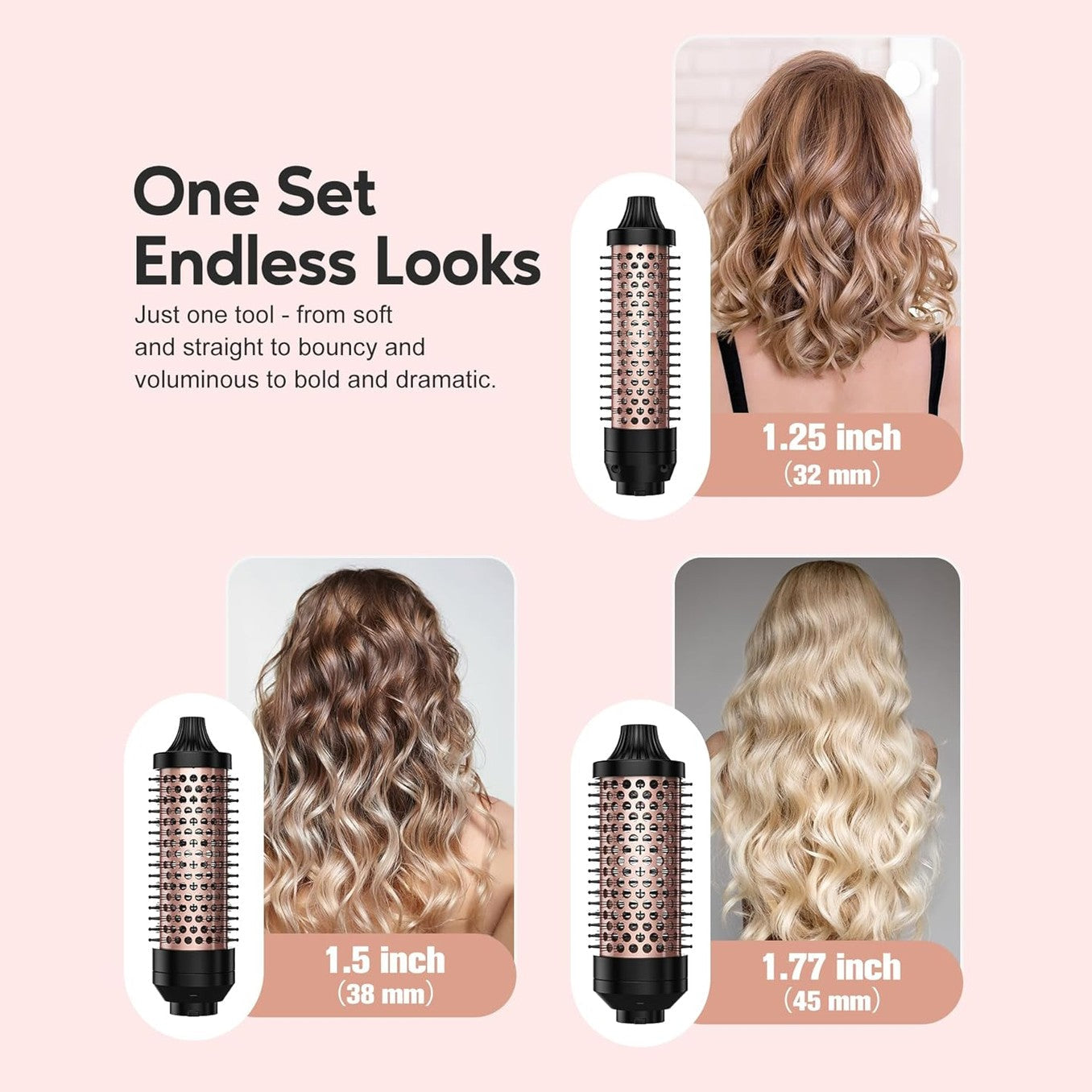 3-in-1 Ionische Styling Tool | Krultang voor Steil Haar 6