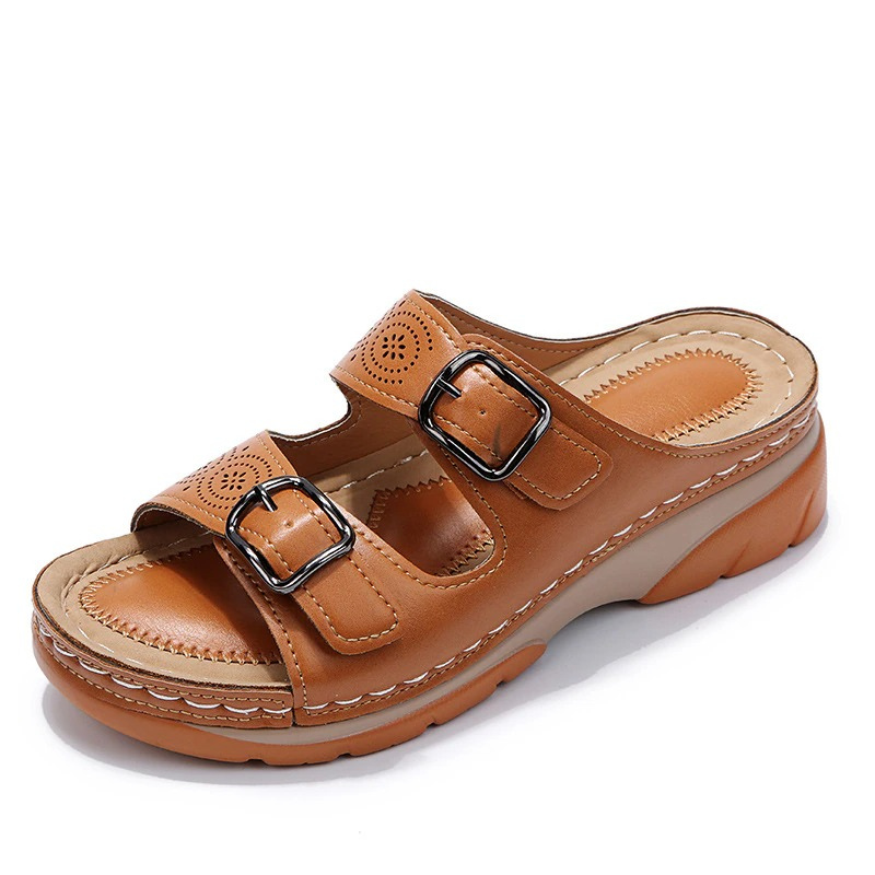 Elegante Orthopedische Sandalen Dames met Verstelbare Riemen en Gedempte Binnenzool | Comfort voor Dagelijks Gebruik-4