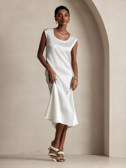 Variant image for Elegante Mouwloze Jurk van 19 Momme Zijde | Casual Jurk Mouwloos in Diverse Kleuren voor Dames-5