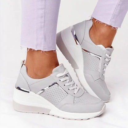 Variant image for Elegante Wedge Sneakers voor Dames met Ademend Geperforeerd Ontwerp | Casual Comfort en Perfecte Pasvorm-30