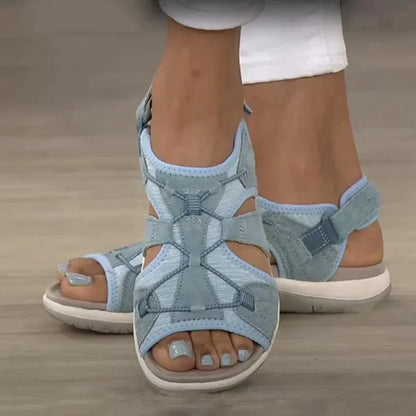 Comfortabele Orthopedische Sandalen Dames met Verstelbare Riemen en Gedempte Ondersteuning | Perfect voor Lente en Zomer-1
