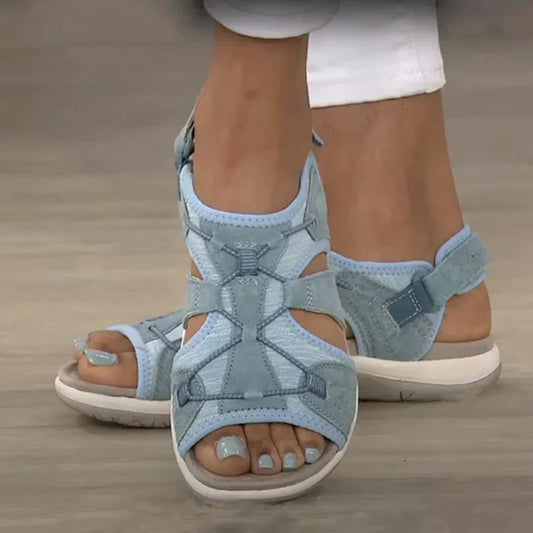Comfortabele Orthopedische Sandalen Dames met Verstelbare Riemen en Gedempte Ondersteuning | Perfect voor Lente en Zomer-1