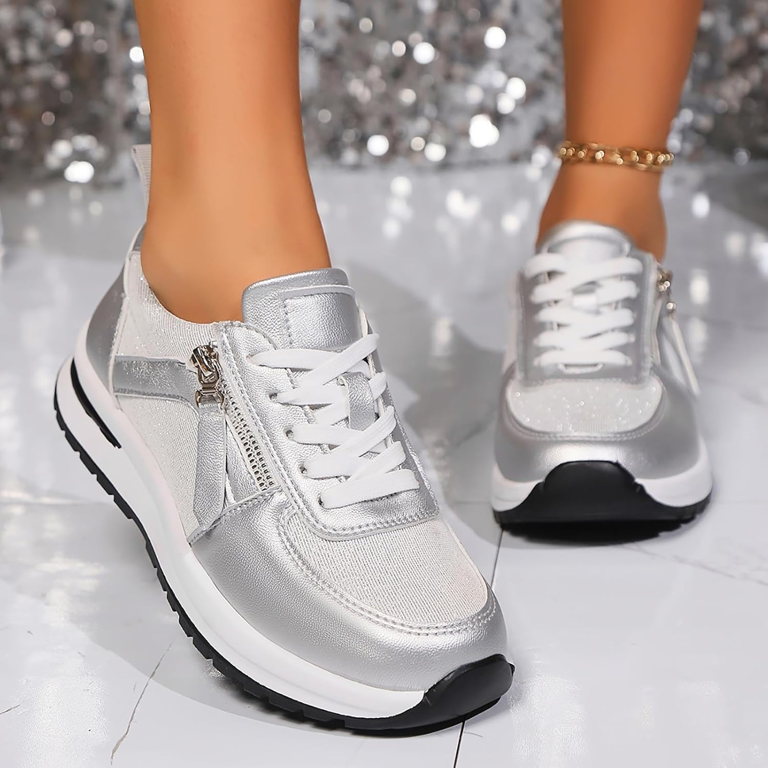 Lichtgewicht Ademend Wandelschoenen Dames met Air Cushion Ondersteuning | Perfect voor Dagelijks Gebruik-4