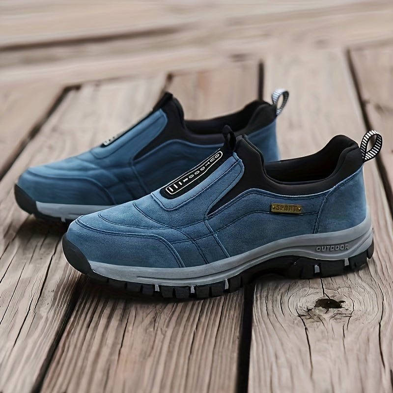 Lichtgewicht Ademend Heren Sneakers | Casual Witte Slip-On Schoenen met Gedempte Zool-3