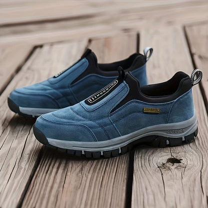 Lichtgewicht Ademend Heren Sneakers | Casual Witte Slip-On Schoenen met Gedempte Zool-3