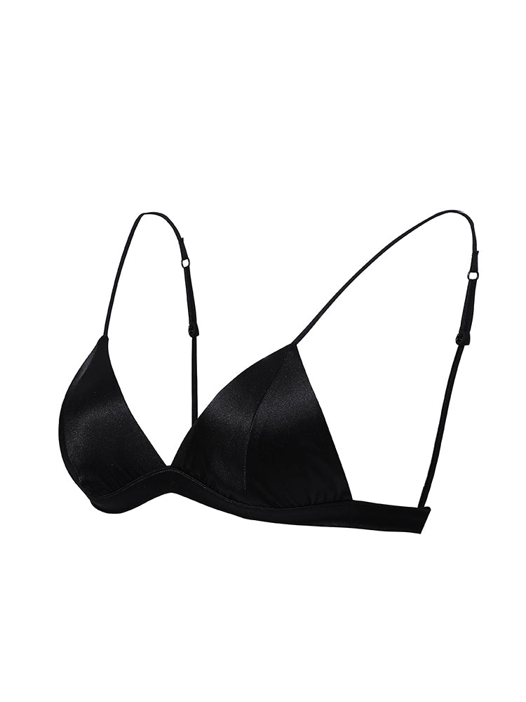Elegante Draadloze Zijde BH voor Vrouwen – Comfortabel en Sexy in Zwart en Wit, Luxe 35% Moerbeizijde-6