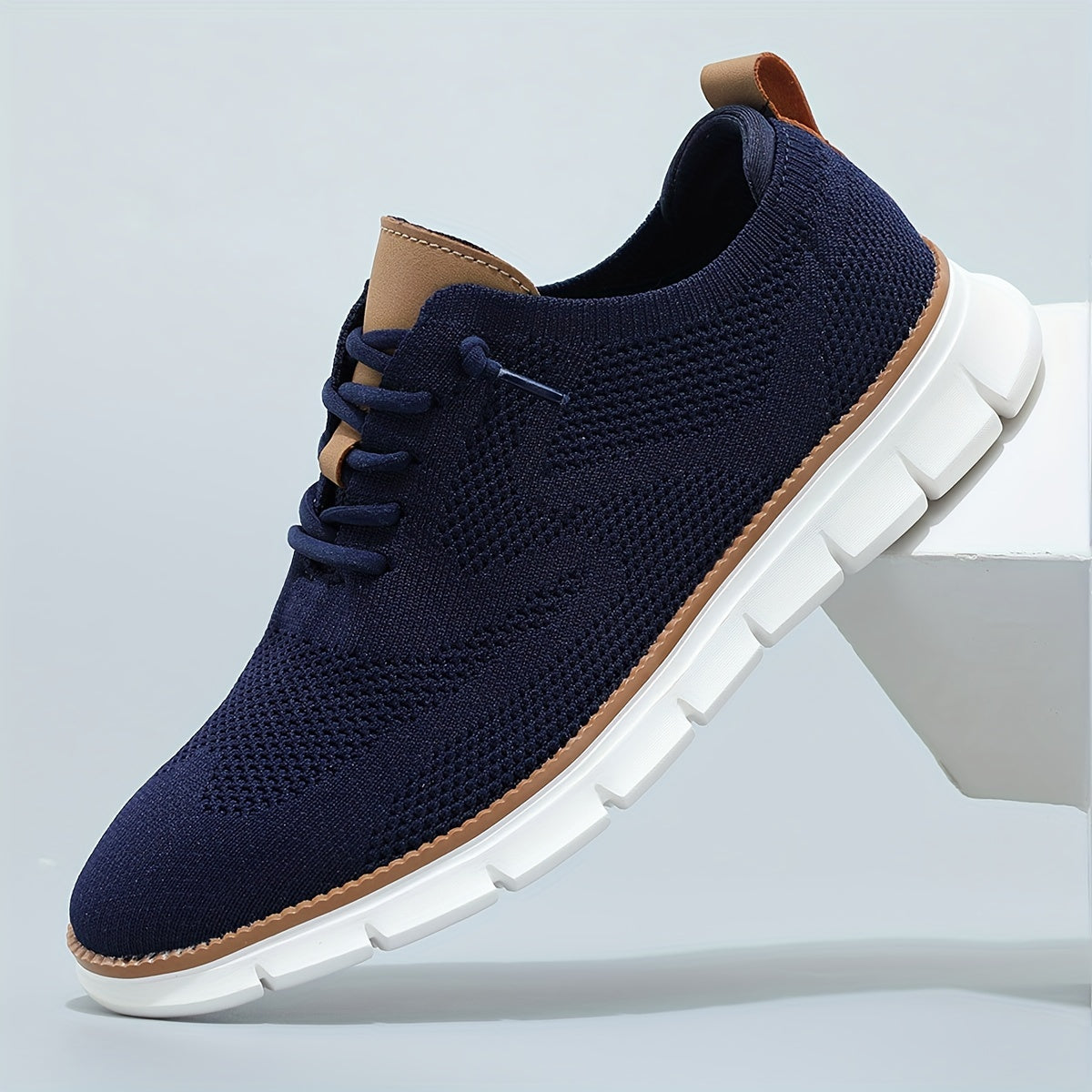 Lichtgewicht Ademend Sneakers voor Mannen | Comfortabele Mesh Zomer Sneakers voor Sport en Vrije Tijd-5