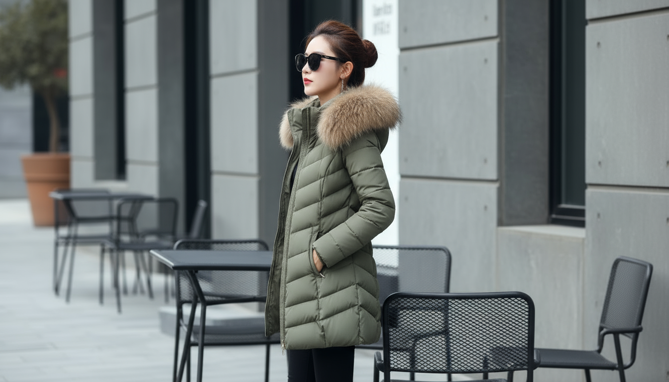 Dames Donsjack met Bontkraag | Warm Winterjack