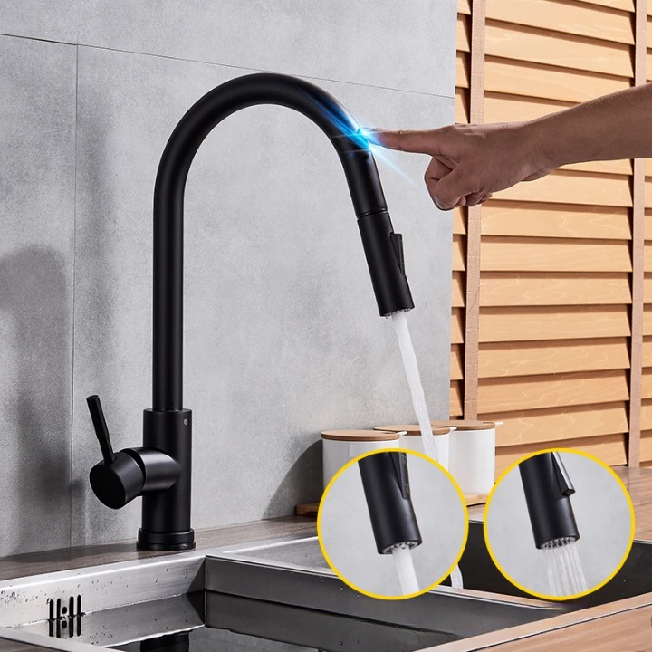 Aanraaksensor Keukentap | Moderne Keukenaccessoire Geborsteld Nikkel 3