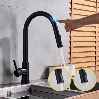 Aanraaksensor Keukentap | Moderne Keukenaccessoire Geborsteld Nikkel 3