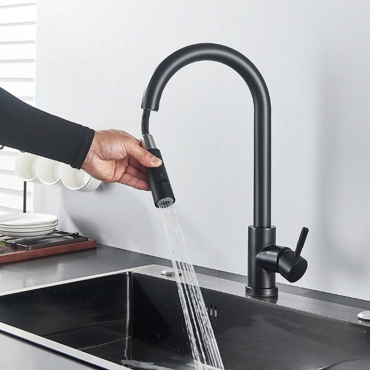 Aanraaksensor Keukentap | Moderne Keukenaccessoire Geborsteld Nikkel 4