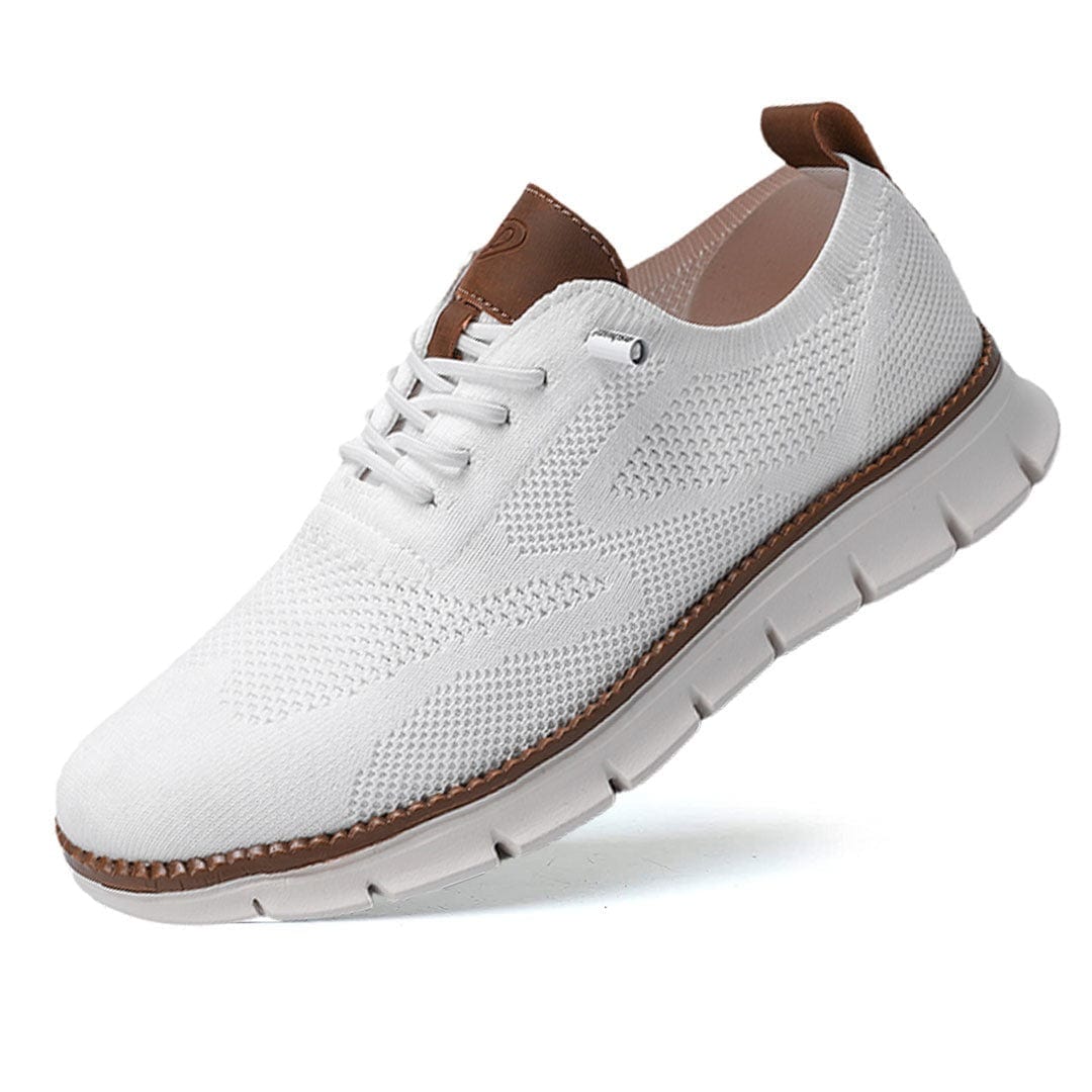 Ademend Witte Sneakers Heren | Lichtgewicht Casual Schoenen 4