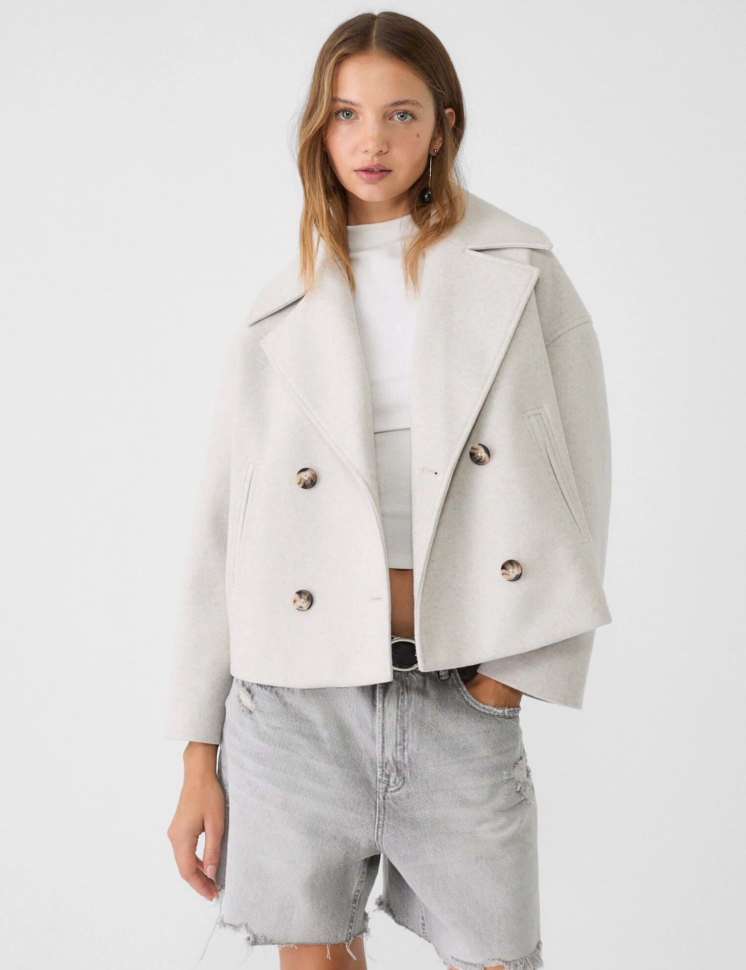 Anna Corror | Korte Double Breasted Jas voor Dames 1