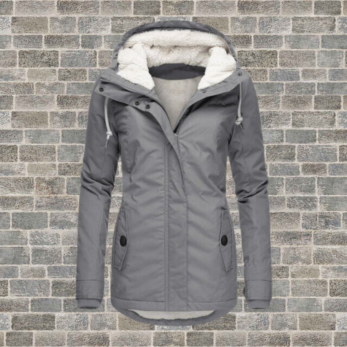 Anne™ Lange Winterjas Dames met Capuchon | Dames Winterkleding 0