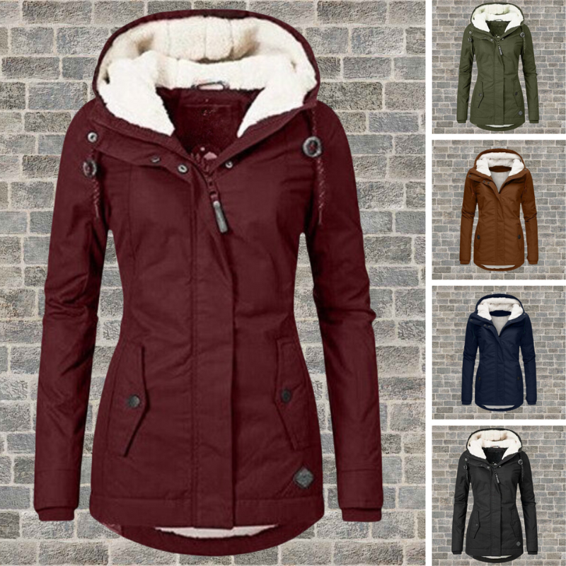 Anne™ Lange Winterjas Dames met Capuchon | Dames Winterkleding 6