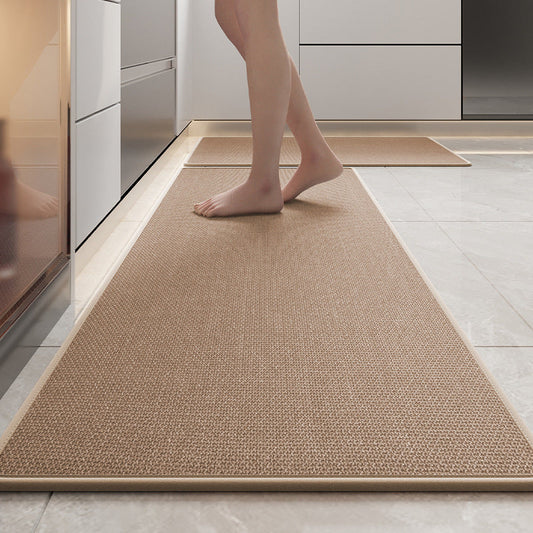 Antislip Keukenloper | Wasbaar Vlas Loperkleed 0