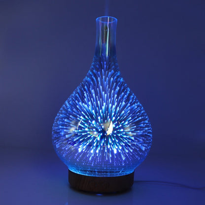 AromaBurst | 3D Glasvaas Geurdiffuser met LED Lichten 3