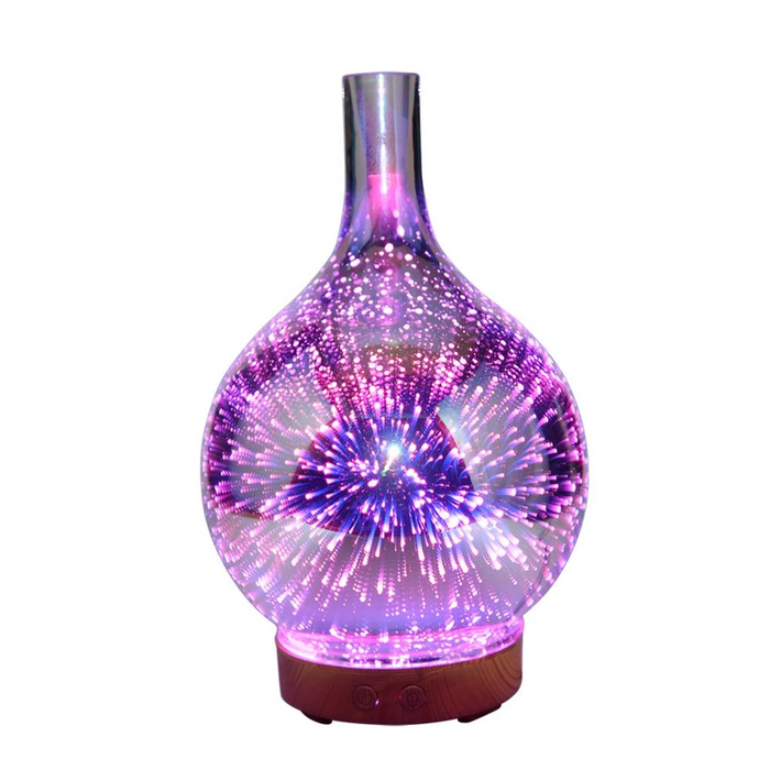 AromaBurst | 3D Glasvaas Geurdiffuser met LED Lichten 4