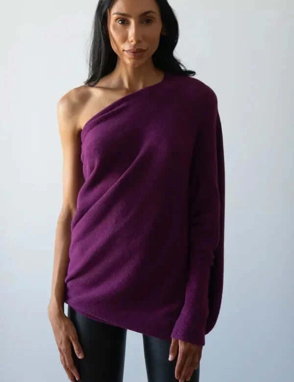 Asymmetrische Gedrapeerde Coltrui Dames | Truien Dames 8