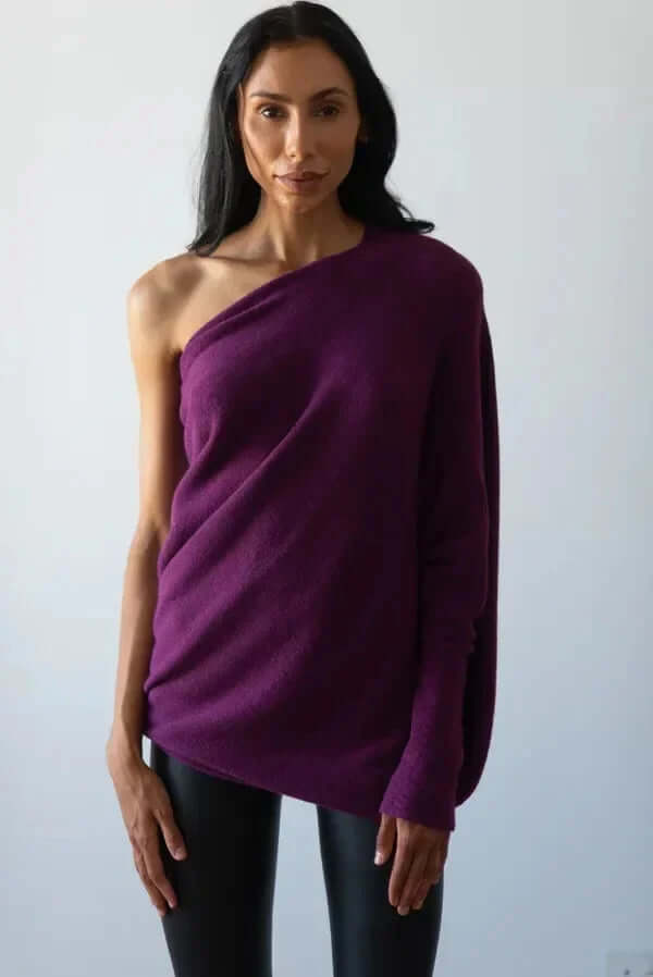 Asymmetrische Gedrapeerde Coltrui Dames | Truien Dames 8
