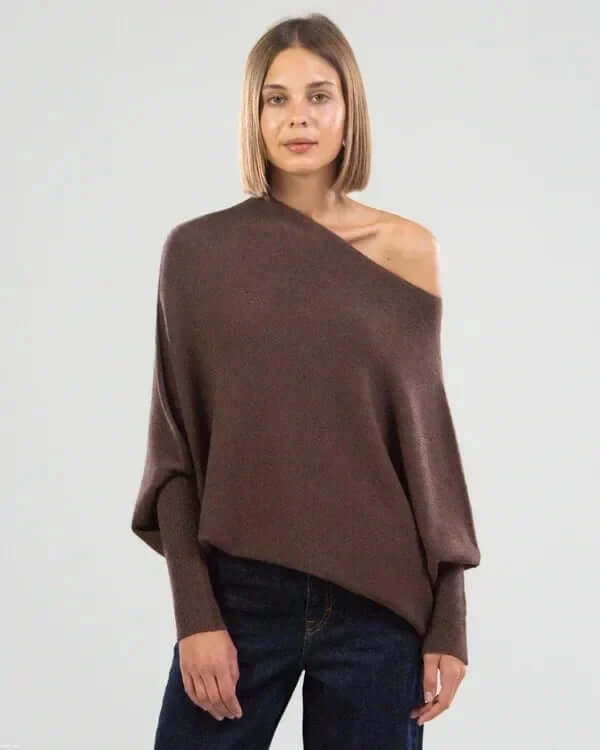Asymmetrische Gedrapeerde Coltrui Dames | Truien Dames 9