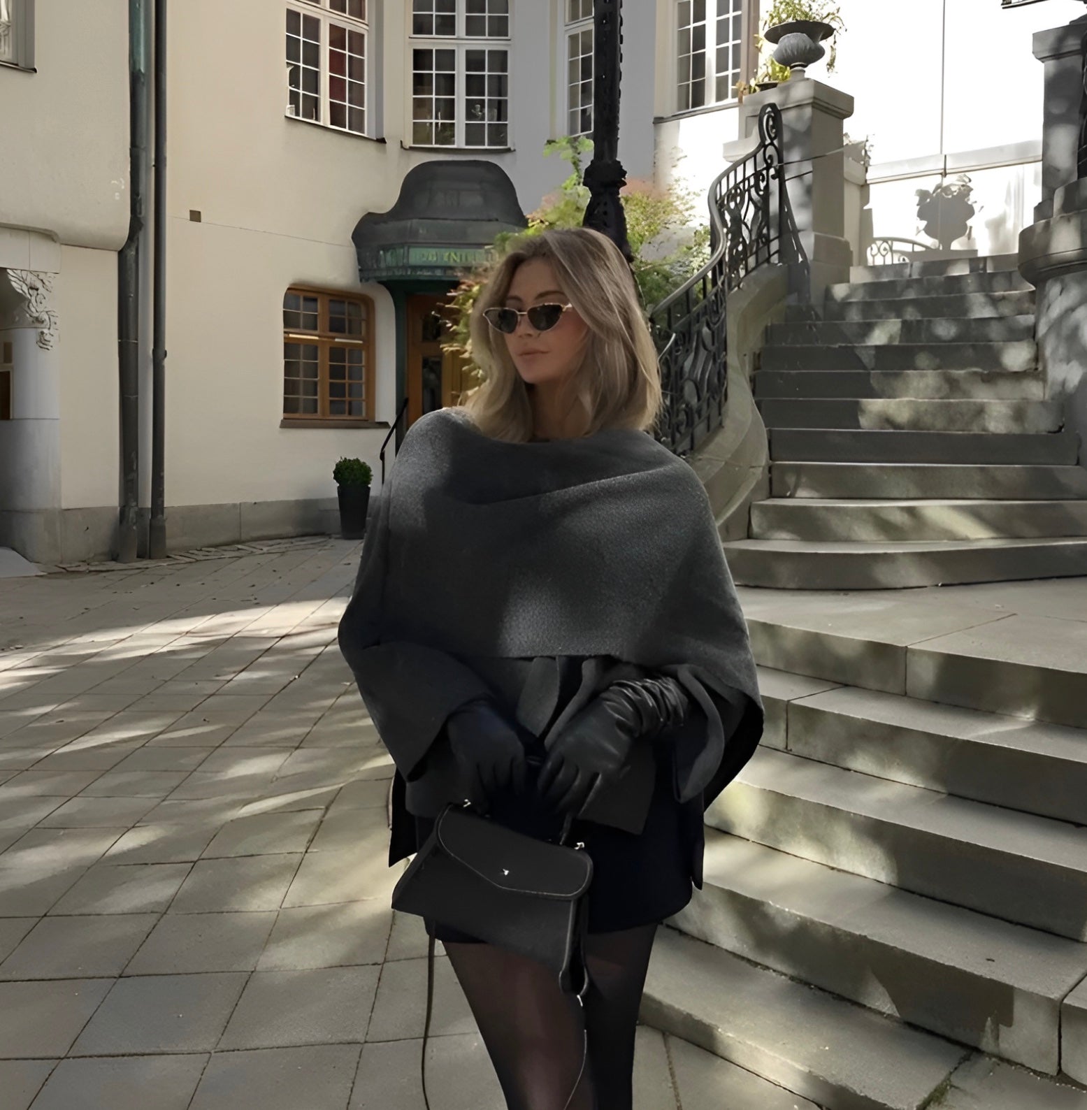 Bedelia Cape Mantel | Modieuze Cape Jas 2