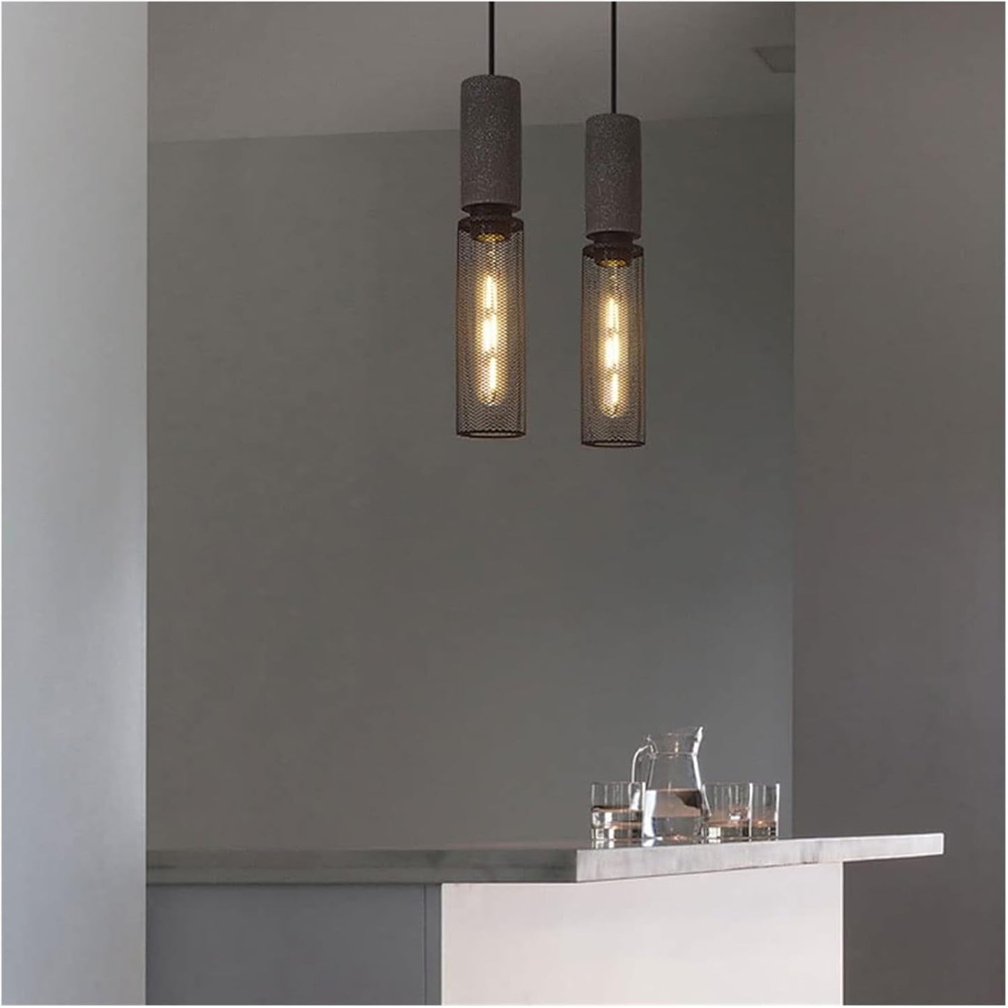 Betono | Industriële Hanglamp Zwart voor Eettafel 4